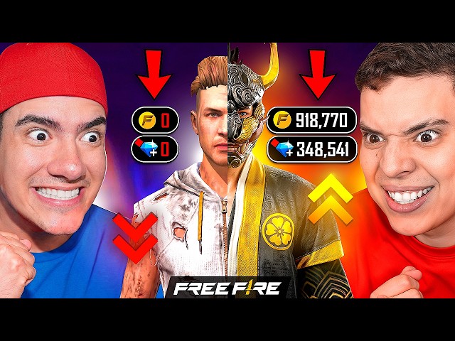 ¡CREAMOS UNA NUEVA CUENTA EN FREE FIRE Y EMPEZAMOS DESDE 0 🔥 * LE RECARGAMOS 1.000.000 💎 * FT DONATO