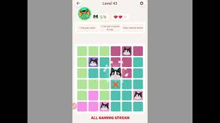 Meowdoku: Brain Puzzle Games Level 43 Gameplay