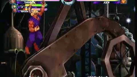 MvC2 Online (360): Brett (Jill/Spid/Tha) vs G2 Wreq Lazz (Rogue/Col/Ken) 3 .:5.25.10:.