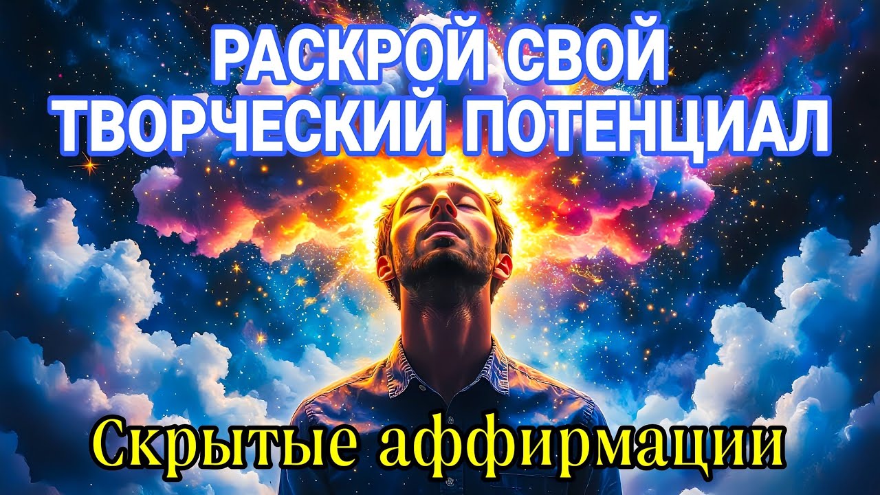 🔊✨Аффирмации для раскрытия своего творческого потенциала: Вдохновение и уверенность в своих силах