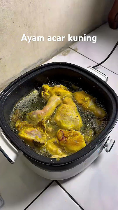 AYAM ACAR KUNING #anakkost #cooking #food #belajarmasakyuk #kegiatanmemasak #viral #resepsimple