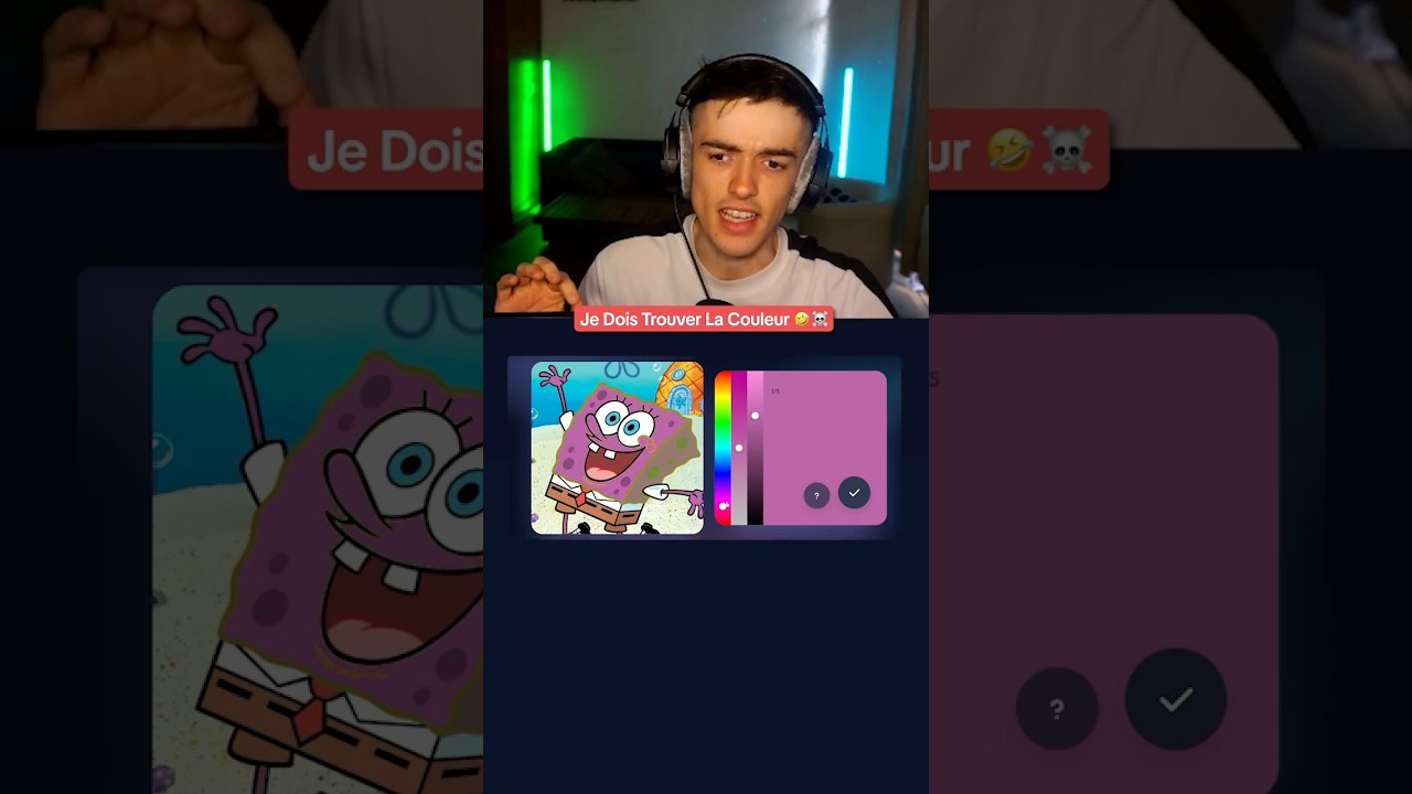 Je Dois Trouver La Couleur de Bob l'Éponge... 😂💀