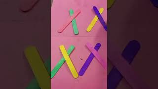 wCreate ice cream sticks simple video #shortferd# vairl #craft#