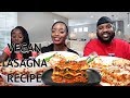 VEGAN LASAGNA RECIPE | MUKBANG | EATING SHOW