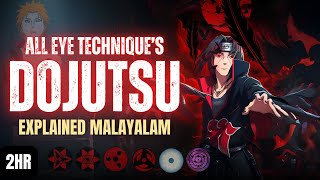 All Dojutsu in Naruto - Malayalam Explanation | Sharingan Byakugan Rinnegan Powers Malayalam