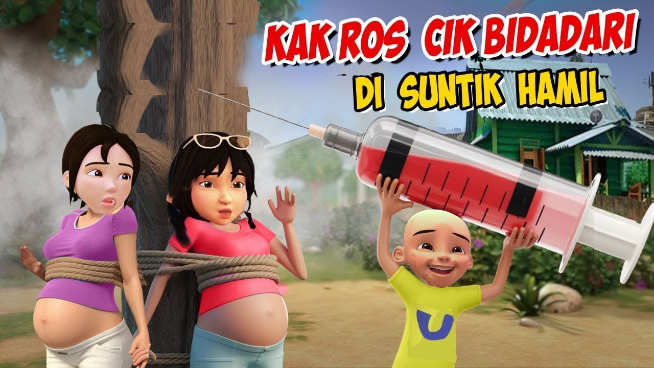 Kak Ros Cik Bidadari di Suntik Hamil sama Upin , Upin ipin Kaget ! GTA Lucu