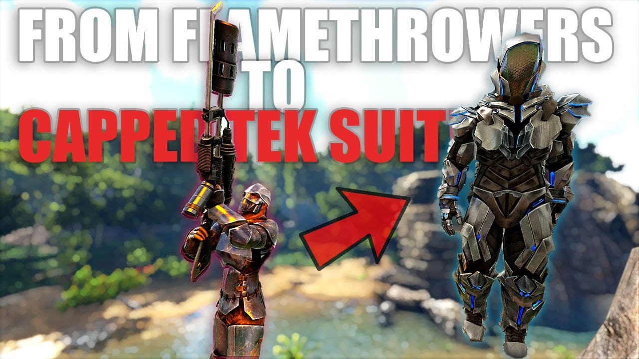 How We Went From Flamethrowers To Capped Tek Suits! Ark PVP Official
