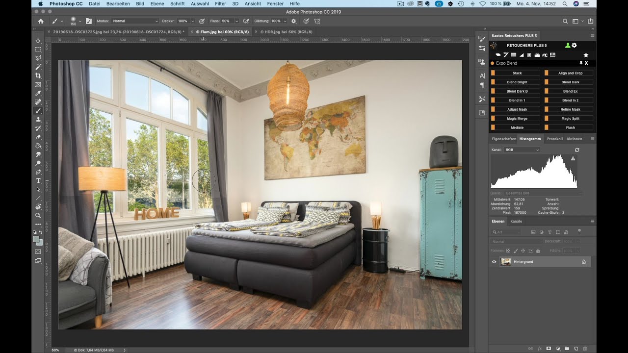 Download Immobilienfotografie | Klarer Fensterblick mit Photoshop | Tutorial