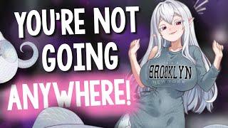 Possessive Lamia GF Doesn't Want to Share! 🐍 [ASMR | Snek Girl | Tail Coiling | Cuddles &amp; Hair Play]