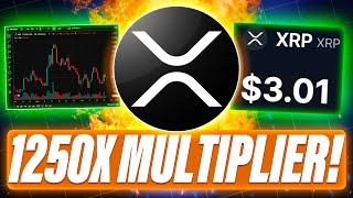 XRP REBOUNDS WE ARE SO BACK! - XRP 1250X MULTIPLIER EXPLAINED - ABOVE $5 NOTHING BUT AIR LOCK IN!