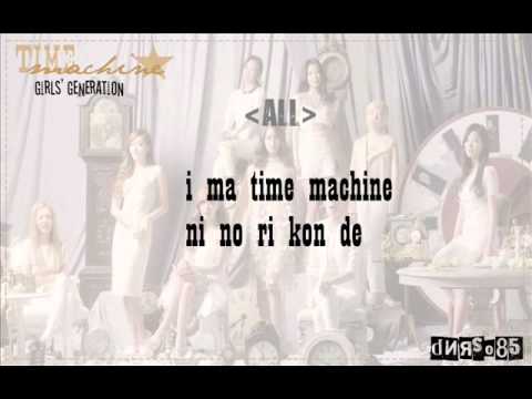 GIRLS' GENERATION Time Machine ~ Easy lyrics on screen