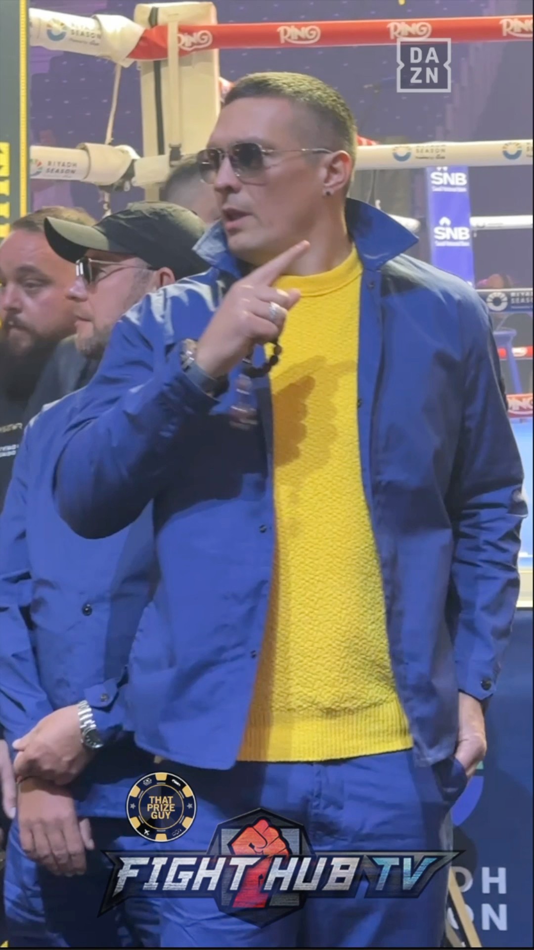 Oleksandr Usyk ARRIVES for Dmitry Bivol vs Artur Beterbiev!