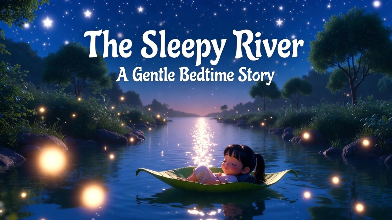 🌙💤 The Sleepy River | Gentle Bedtime Story for Toddlers 2–5 | Cozy Leaf ...