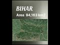 Bihar map area  population