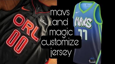 F1 VM mavs and magic customize jersey home away and alternate nba2k20 v.98 updated 2k21 rosters