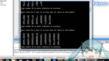 [CompEng] Magic Square X2 in C++