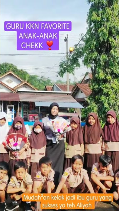 HARU,foto terakhir anak² sama guru KKN nya 🥺