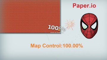 Paper.io Map Control: 100.00% World Record
