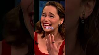 Emilia Clarke On Dothraki Language😂 #emiliaclarke #gameofthrones #funny