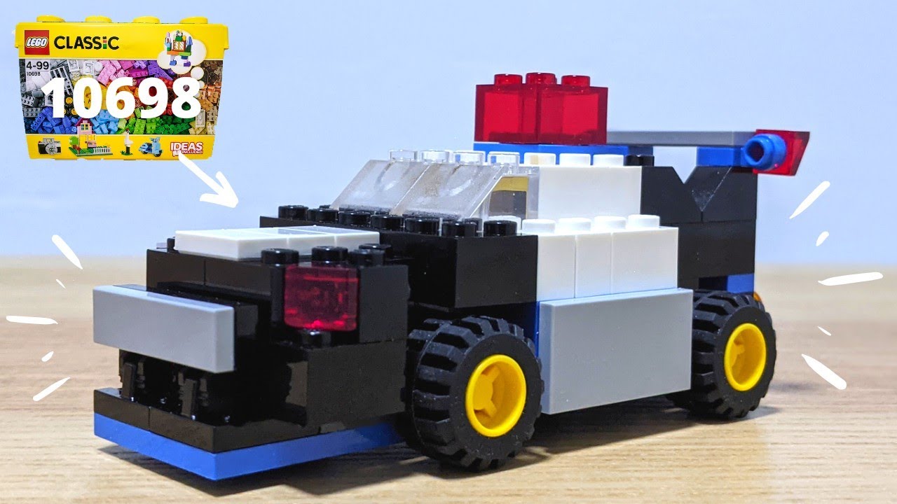 Lego Ideas Police Car Car 3 パトカーの作り方 レゴクラシック 車 レシピ3 Youtube
