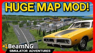 Exploring a HUGE NEW Map Mod!🚘BeamNG Stream!😎