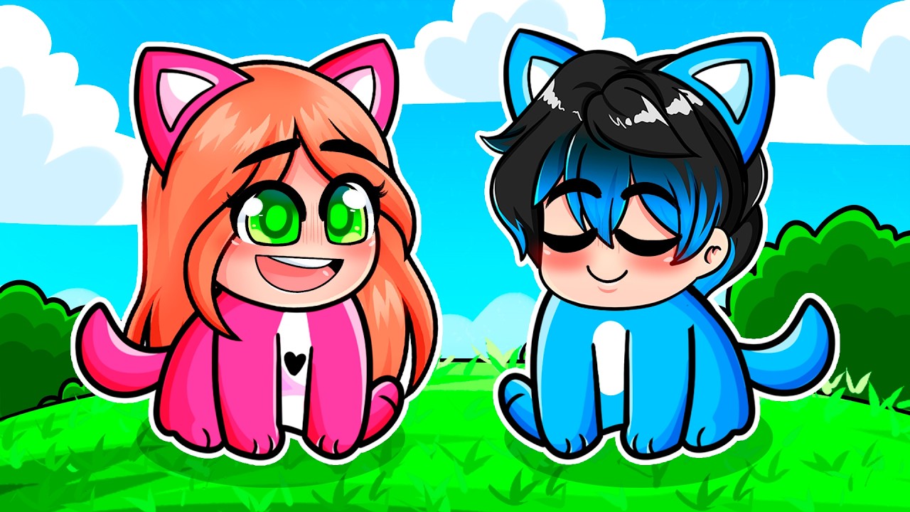 NOS CONVERTIMOS en una FAMILIA DE GATITOS 😻 en Roblox