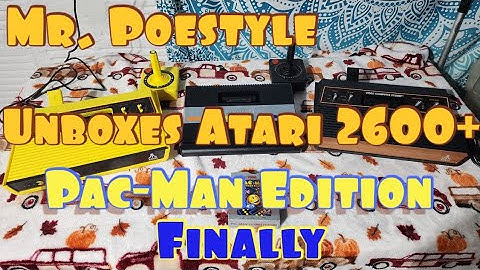 Mr. Poestyle Unboxes The Atari 2600+ Pac-Man Edition Finally 