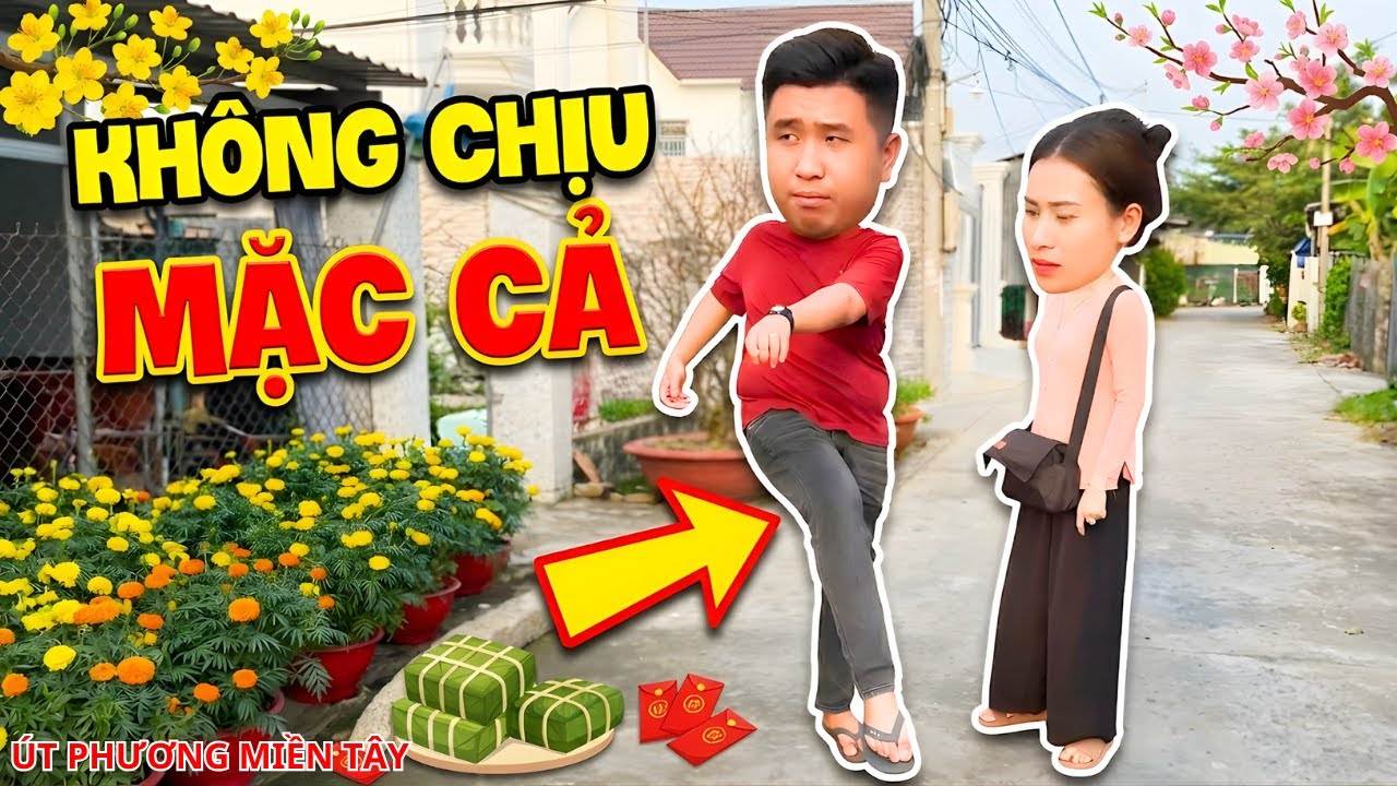 Không Chịu Mặc Cả Giảm 20k, Ông Chồng Đá Bay Cả Chậu Hoa | Út Phương Miền Tây