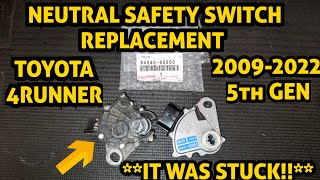 How to Replace a NEUTRAL SAFETY SWITCH on a 5th Gen Toyota 4RUNNER 2009-2022 - EASY DIY Range Sensor