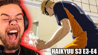 I'M SO PROUD OF TSUKKI!! COLLEGE VOLLEYBALL PLAYER REACTS TO  SEASON 3 EPISODE 3 AND EPISODE 4