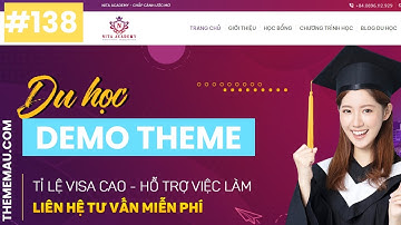 Demo theme Du học NITA | thememau.com