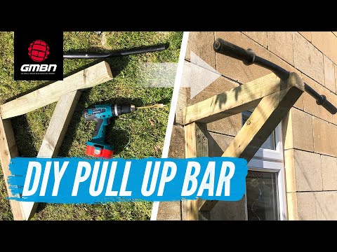 How To Make A Pull Up Bar With Bicycle Handlebars | Stay Fit At Home