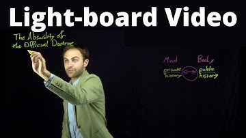 How this Lightboard Works