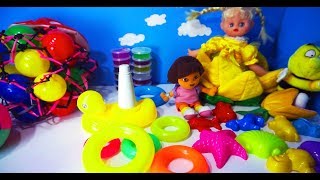 American Doll Learning Colors with Dora Toys Kids Video American Doll Learning Colors with Dora Toys Kids Video