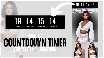 Create A Countdown Timer for Your Email Campaign | Email Campaign Tutorial
