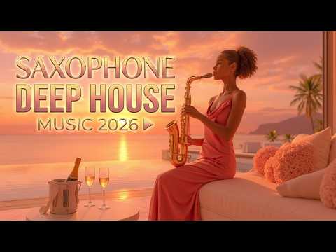 Smooth Deep House Sax Mix - Deep House Sax Lounge Music - Saxophone House Chill Vibes Gold