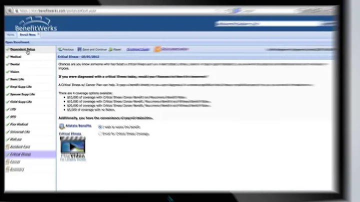 Benefits Enrollment Software Demonstration