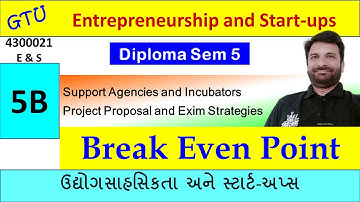 What is Break Even Point? |Entp & S | GTU Diploma Sem 5 |Imp
