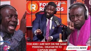 Okatakyie Afrifa fires  Captain Smart: 'We are not on the same level.'