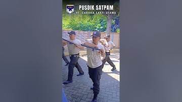 Drill Tongkat Polri Diklat Satpam Gada Pratama Ak.87 Pusdik Caraka #satpam #security