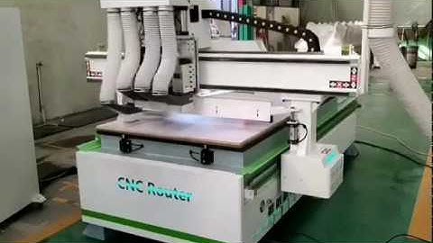 RD-1325 Pneumatic ATC CNC Router with four spindles