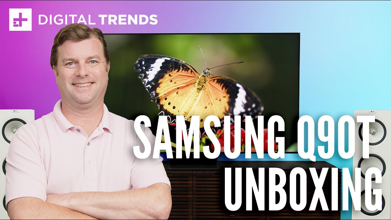 Samsung Q90T QLED TV Unboxing, setup, impressions thumbnail