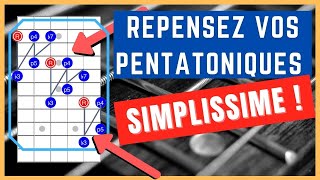 Video thumbnail of "Déplacez Vous Partout Sur Le Manche Avec Une Seule Position Pentatonique (Tuto Guitare)"