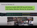 Technical Review: American Audio MKII DB Sound Volume LED Display Monitor Device for Amp Rack