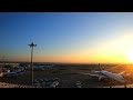 【タイムラプス】羽田空港から見た日の出  [Time-lapse] Sunrise view from Tokyo International Airport (Haneda)