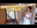 BOX TRUCK CONVERSION | Self-made Shower Pan Using Fibreglass & Epoxy