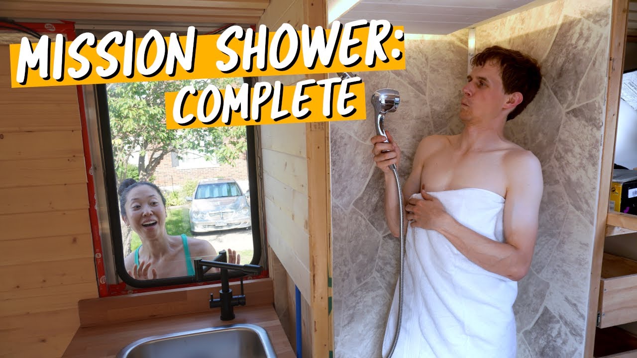 DIY Shower Pan Using Fibreglass & Epoxy for our RV BOX TRUCK