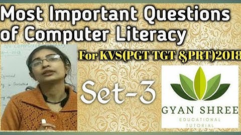 Most Important Questions of Computer Literacy | For UGC NET/JRF Paper-1& RRB NTPC 2020 |Set-3|