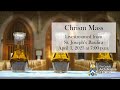 LIVE: Chrism Mass at St. Joseph's Cathedral Basilica