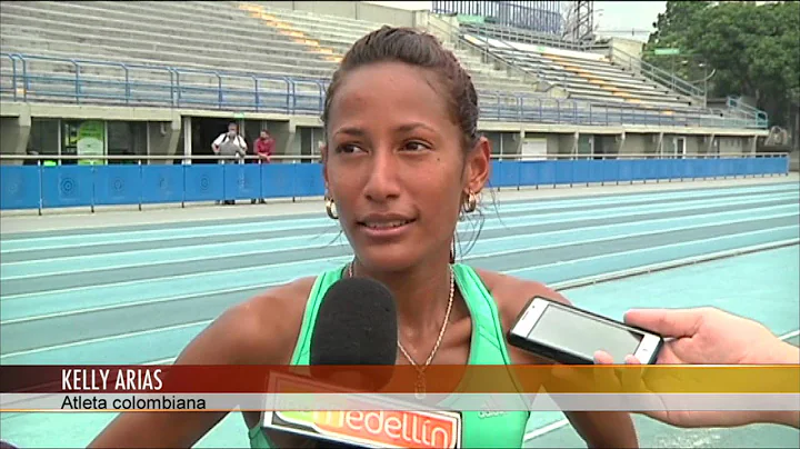 Kelly arias representante de Colombia en Maratn Ol...